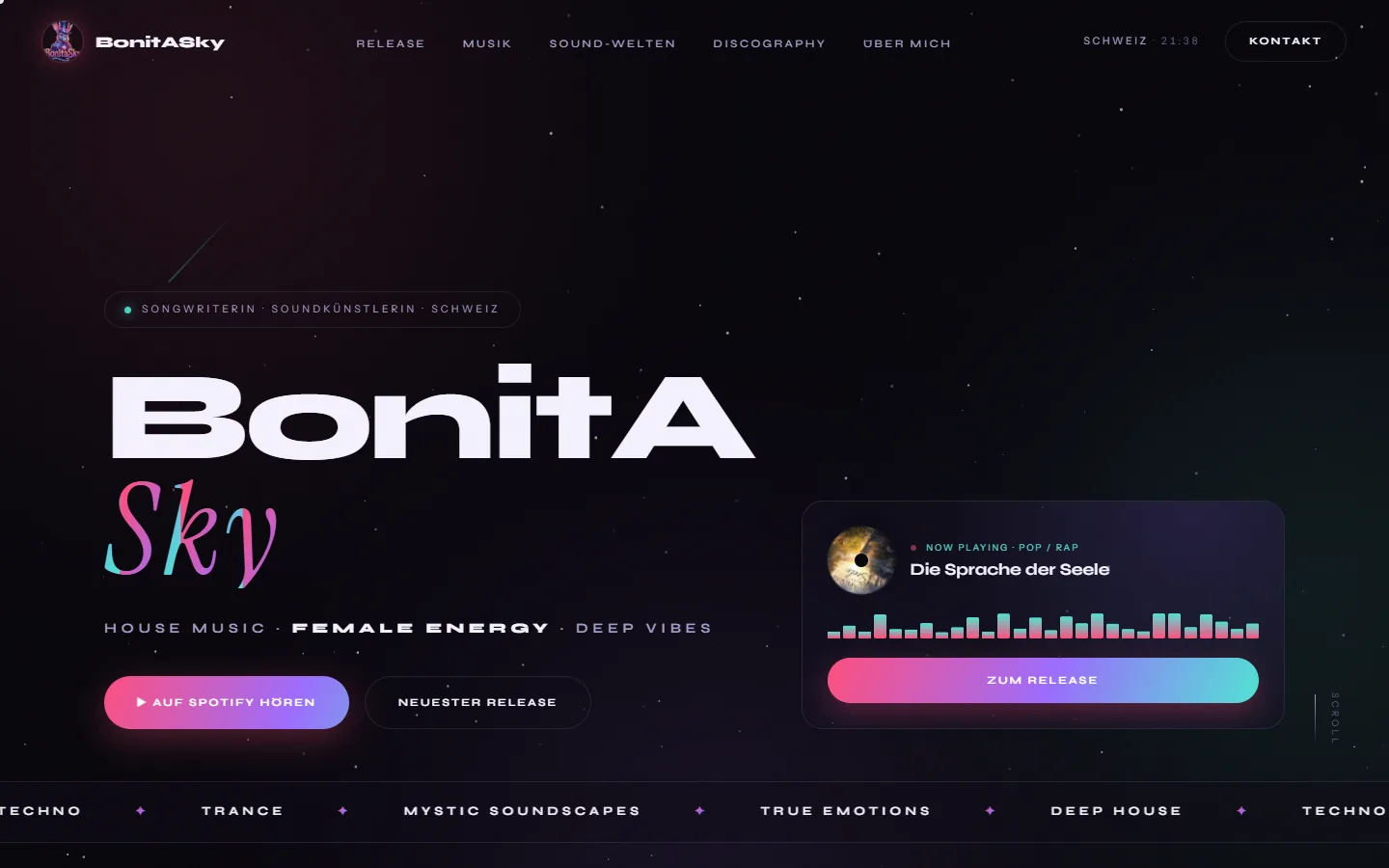 BonitASky — Desktop-Ansicht